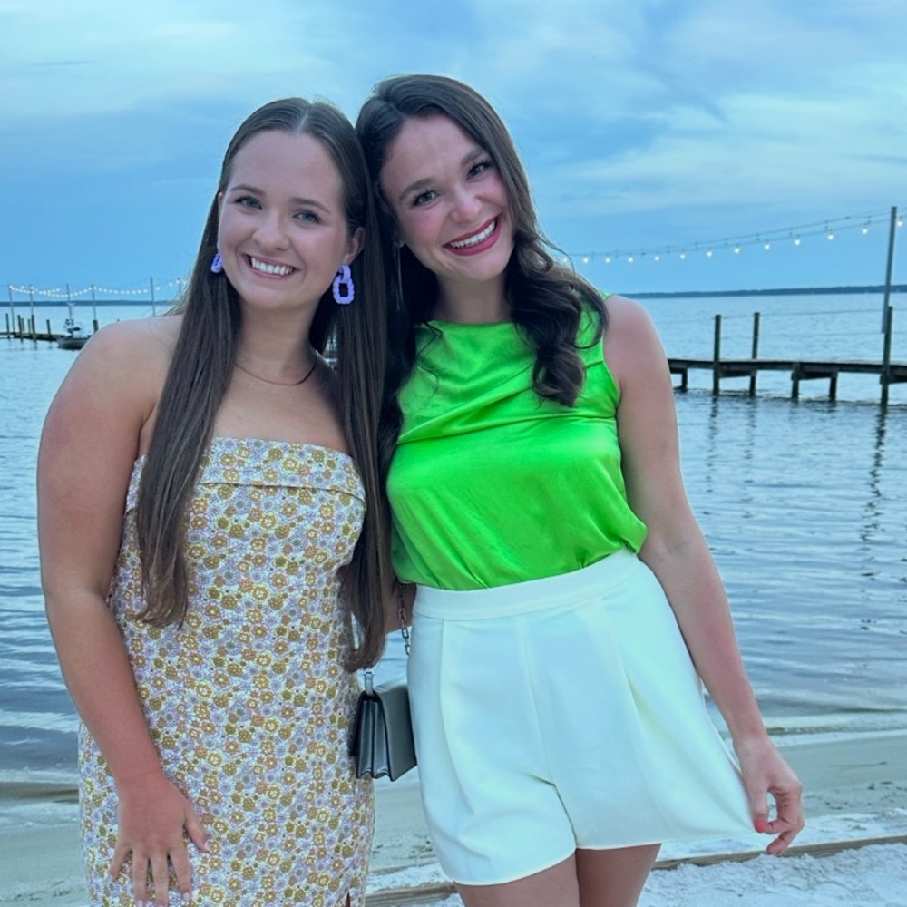 Amanda Uprichard Vibrant Green Top